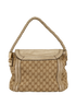 Bella Flap Satchel, &pound;280, Handbags, Beige, Canvas, Back view